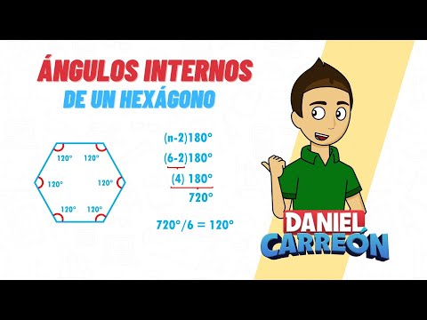 ÁNGULOS INTERNOS DE UN HEXÁGONO Super facil - Para principiantes