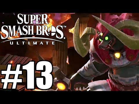 Super Smash Bros Ultimate Adventure Mode - Gameplay Walkthrough Part 13 - Ganon Boss ( 100%)