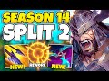 THESE NEW ITEMS AND RUNES ARE INSANE! WELCOME TO SPLIT 2 OF SEASON 14!