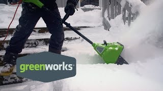 Download lagu Greenworks 8-Amp, 12in, Snow Shovel mp3 Download lagu Greenworks 8-Amp, 12in, Snow Shovel mp3