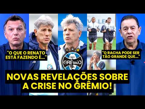 SERÁ??? “A INFORMAÇÃO que SAIU HOJE é que o RENATO GAÚCHO…” CRISE NO GRÊMIO é DEBATIDA!
