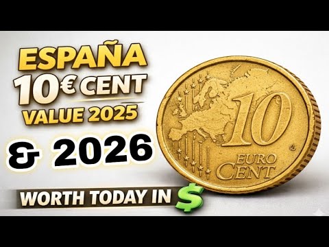 España 10 Euro Cent Coin 2001-2003 M Mint | Valor y Market Value 2025 | GS Coins