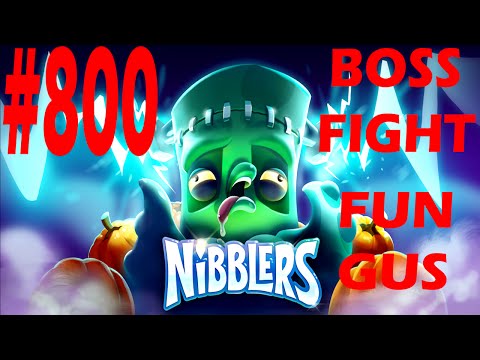 Rovio Nibblers-Boss Fight Fun Gus Level-800 Three Star Walkthrough