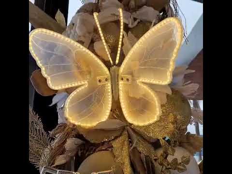 Borboleta decorativa led