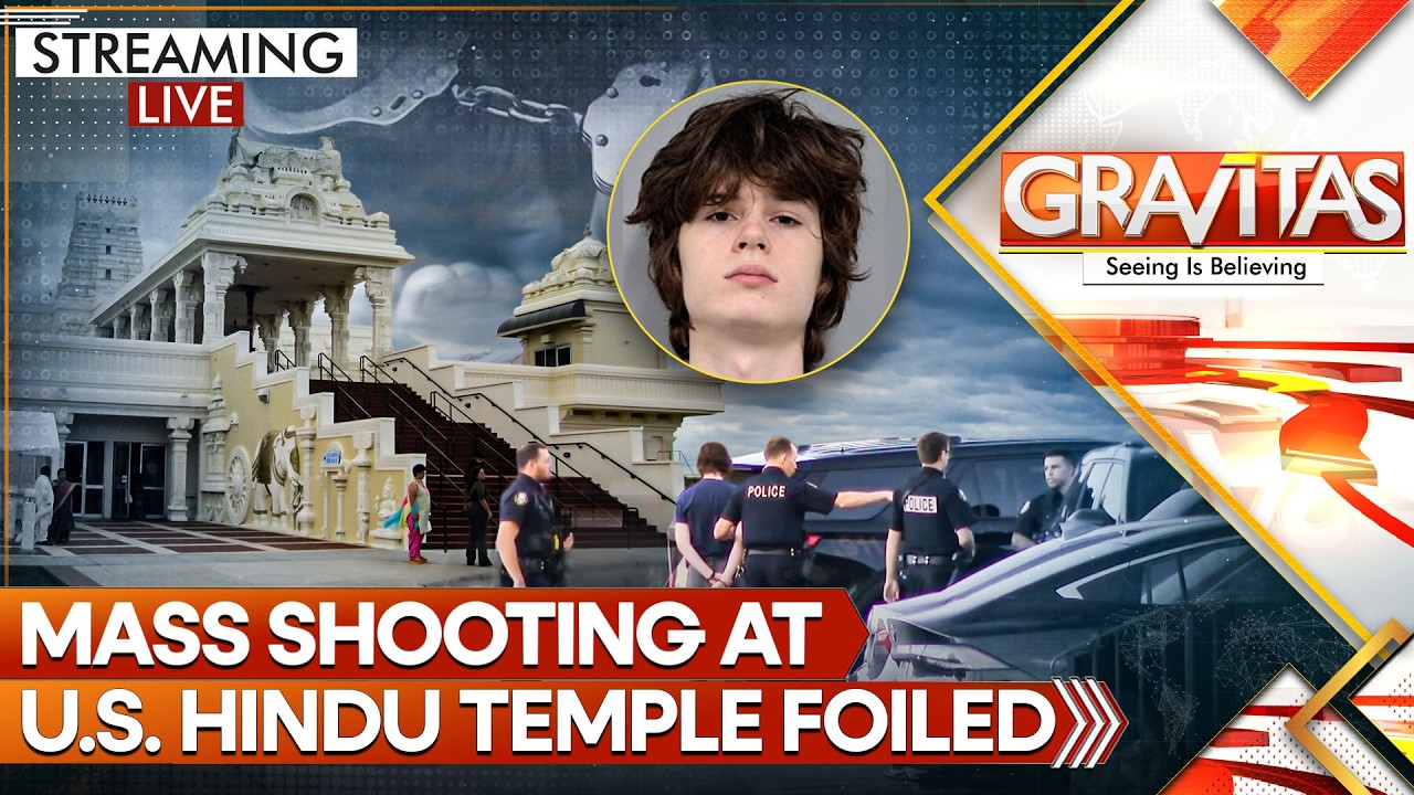 GRAVITAS LIVE: Terror Attack, Mass Shooting at US Hindu Temple Foiled | WION