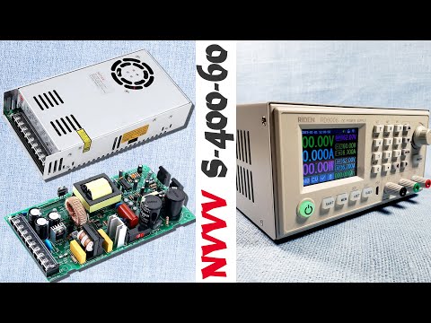 Импульсный блок питания NVVV S-400-60 на 60V 400W и корпус S06A для конвертера RIDEN RD6006