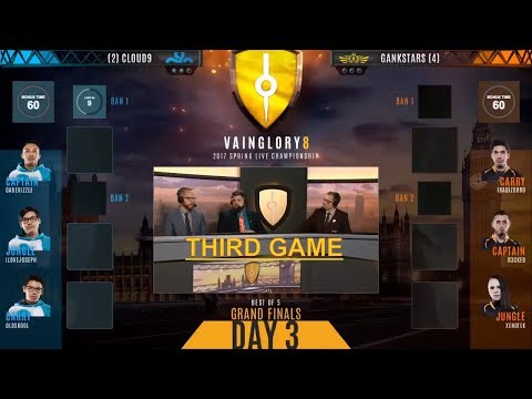 GRAND FINALS I CLOUD9 vs GANKSTARS I Vainglory Unified Championship 2017 - Game 3