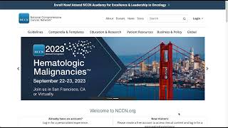 암 종류 별 항암치료 가이드라인 (NCCN Guideline) 소개