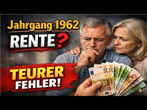 Jahrgang 1962: Diese Renten Entscheidung kann dich Tausende Euro kosten.