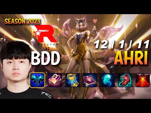 KT BDD AHRI vs ZED Mid - Patch 13.18 KR Ranked