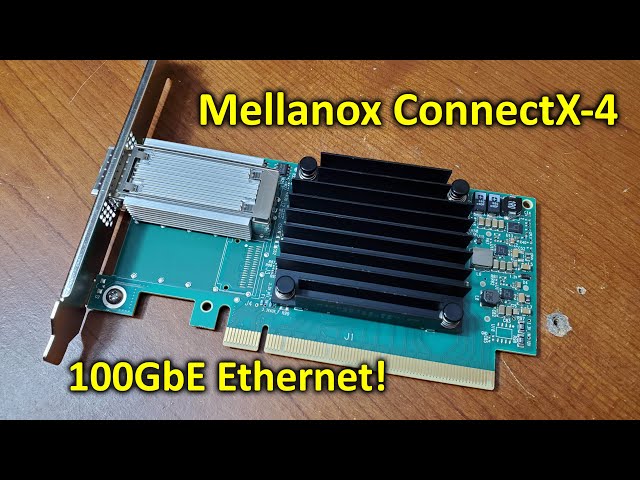 Vídeo relacionado con GLOTRENDS ST7336 Tarjeta de Red InfiniBand y Ethernet de 2 Puertos QSFP28 VPI 100Gb EDR con Controlador Mellanox ConnectX-4, Interfaz PCIe 3.0 X16, Compatible con InfiniBand RDMA/RDMA (RoCE v2)