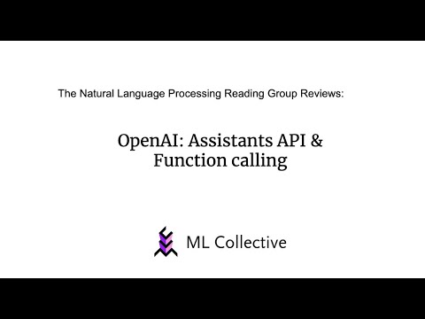 OpenAI Assistant API and function calling