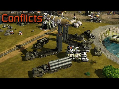 Conflicts - Red Alert 3 | 1 vs 2 Brutal AI |