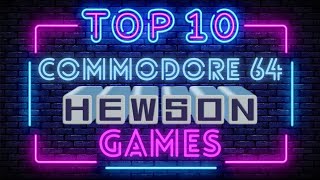 The Ten Best Hewson Commodore C64 Games Ever!!