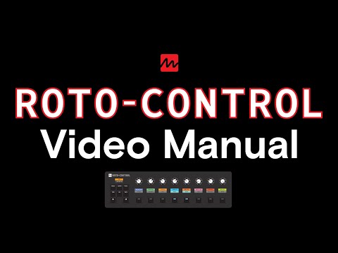 Roto-Control Motorized MIDI Controller Video Manual Melbourne Instruments