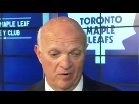 Lou Lamoriello with Leafs TV - July 23, 2015
