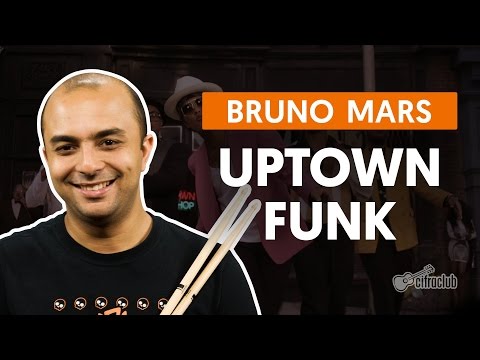 Uptown Funk - Mark Ronson feat. Bruno Mars (aula de bateria)