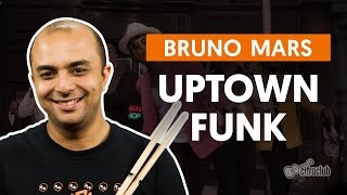 Uptown Funk - Mark Ronson feat. Bruno Mars (aula de bateria)