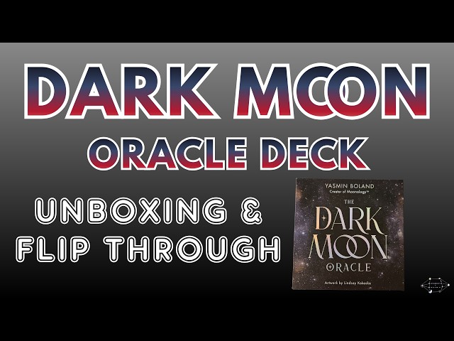 Vídeo relacionado con The Dark Moon Oracle: A 48-Card Deck and Guidebook from the creator of Moonology™