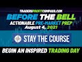 PreMarket Prep 8/4/21📊 Before the Bell is a detailed technical look at the Indexes and FATMAAN Names