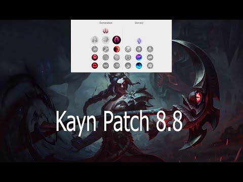 Kayn vs Evelynn Jungle Patch 8.8 rank Challege EU