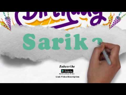 Happy Birthday Sarika