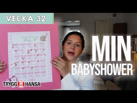 MIN BABYSHOWER - Emelie Feola vecka 32