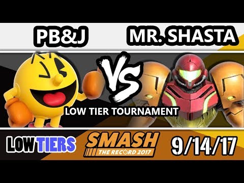 STR 2017 Smash 4 Low Tiers - SS | PBnJ (Pac-man) Vs. Mr. Shasta (Samus) - Smash Wii U