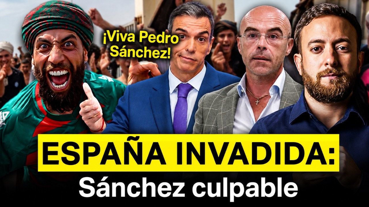 🚨 INVASIÓN TOTAL: Inmigrantes arrasan España, Sánchez de brazos cruzados | Agustín Laje