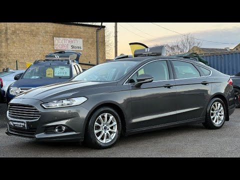 FORD MONDEO Hatchback 1.6 TDCi ECOnetic Zetec Diesel Grey 5dr 0 TAX+CRUISE+BLUETOOTH+DAB (2015/15)