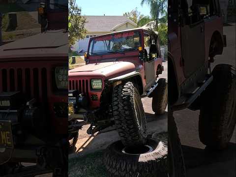 Spring Under Leaf Spring Flex #jeep #yj