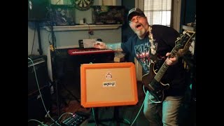 Video thumbnail for Orange crush CR120c 2x12 combo amp review by Rocktalk101