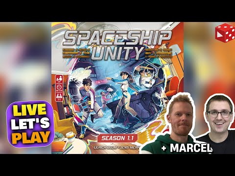 Spaceship Unity - Season 1 - Episode 2 - Live Let's Play mit Steph, Marcel & Ben
