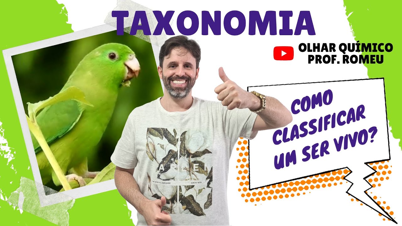 7º ANO - CLASSIFICAÇÃO DOS SERES VIVOS - NOME CIENTÍFICO - OLHAR QUÍMICO | PROF. ROMEU