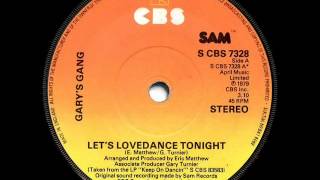 Gary&#39;s Gang - Let&#39;s Lovedance Tonight (1979 # 49 UK Charts)