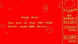 BBC Micro game Asteroid Storm