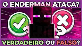 ✔️❌ VERDADEIRO OU FALSO | 🧊⛏️📦 MINECRAFT  | Será que você acerta tudo nesse quiz? | #macaquiz #quiz