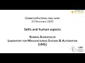 CF Final Event: Crosscutting, Skills & Human Aspects (Kosmas Alexopoulos)