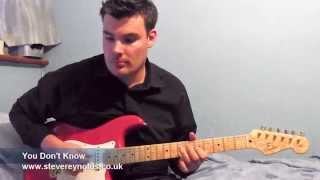 You Don't Know - Helen Shapiro Guitar Instrumental Cover by Steve Reynolds