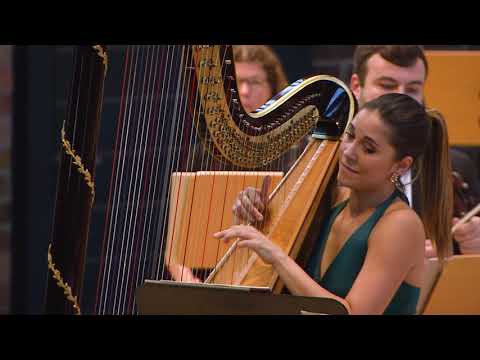 Louis Spohr´s Concertante Nr.1 for harp, violin and orchestra.