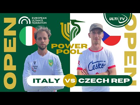 Italy vs Czech Republic — OPEN Power Pool — European Ultimate Championships #EUC2023