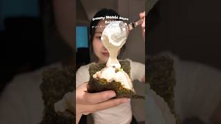 【レシピ】ピリッとクリーミーわさびソースとサーモンおにぎり🍙