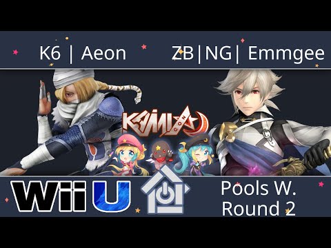 KamiCon 2018 - K6 | Aeon (Sheik) vs ZB|NG| Emmgee (Corrin) - Smash 4 Pools W. Round 2
