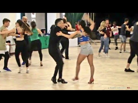 Johnny Vazquez "El Principe De La Salsa" y Emy Codebò : LA Style Salsa On1 : Workshop @ All in Dance