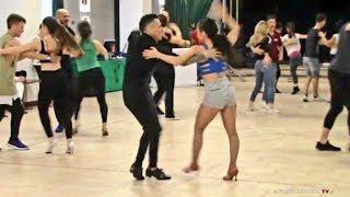 Johnny Vazquez "El Principe De La Salsa" y Emy Codebò : LA Style Salsa On1 : Workshop @ All in Dance
