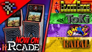 iiRcade Reveals 4 TAD Arcade Games! Toki, Cabal, Blood Bros & Heated Barrel!