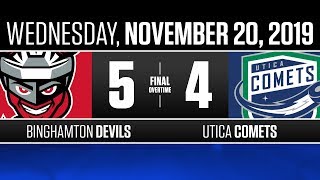 Devils vs. Comets | Nov. 20, 2019