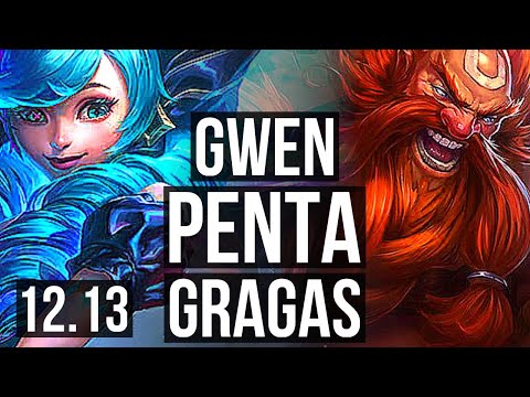 GWEN vs GRAGAS (TOP) | Penta, Legendary, Rank 8 Gwen | TR Grandmaster | 12.13