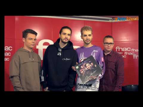 Paris : Tokio Hotel en dédicace à la Fnac de Saint Lazare