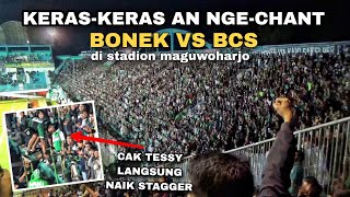 Download lagu SERU..!! Cak Tessy Langsung Naik Steger, Bonek adu Chant sama BCS | Siapa Paling Keras.!? mp3